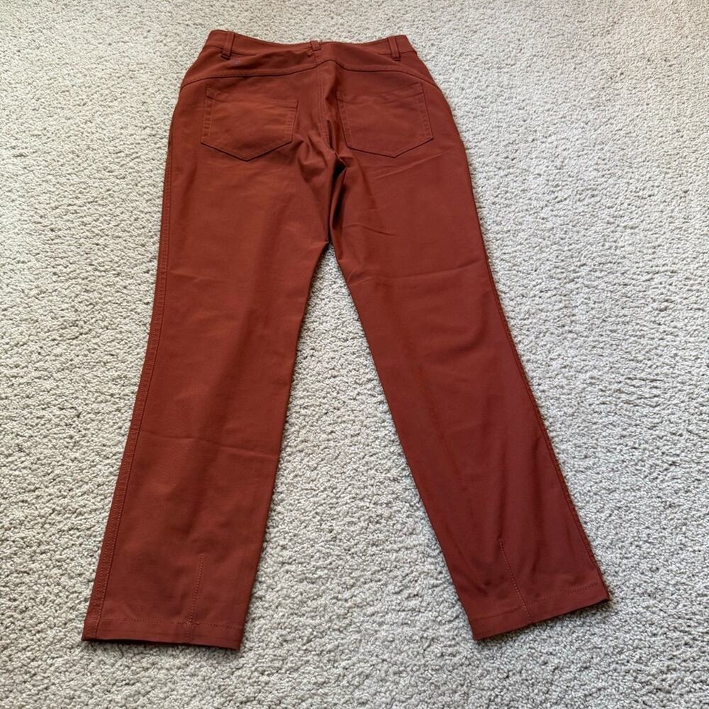 Lululemon City Sleek 5 Pocket 7/8 Pant in Dark Terracotta Size 6 - Picture 2 of 4